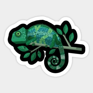 Funny Chameleon Sticker